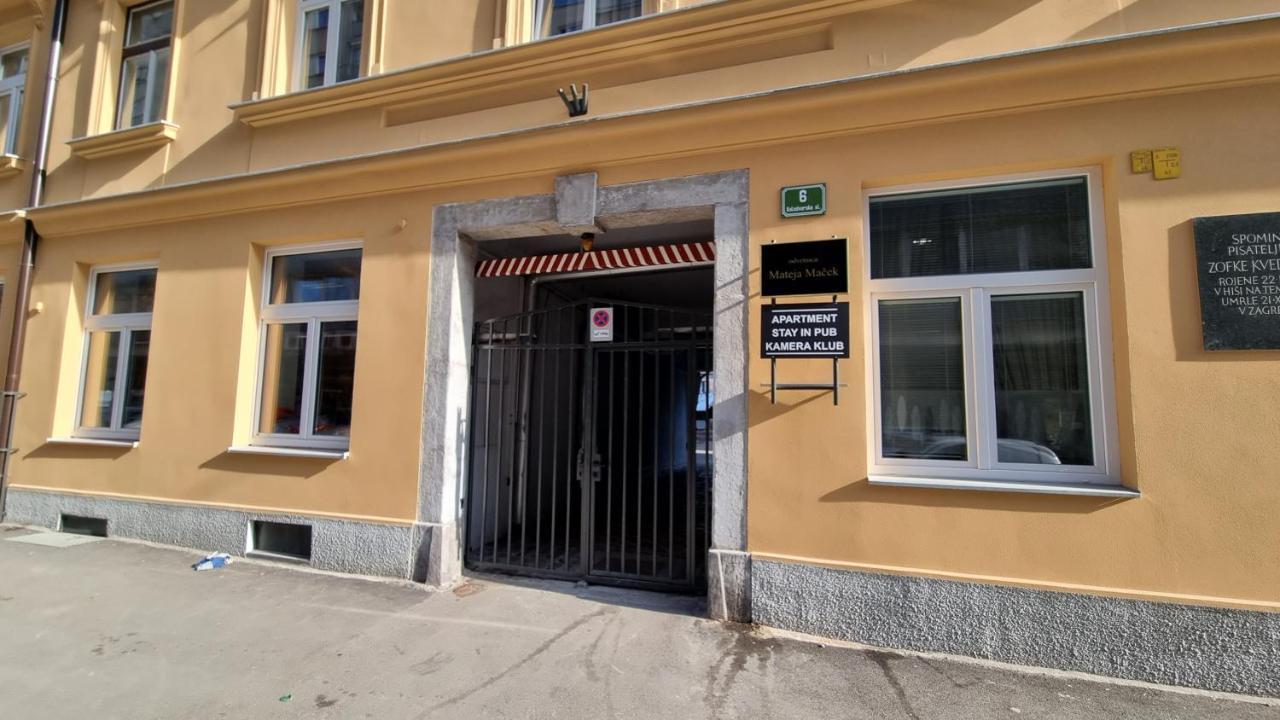 Stay In Pub Kamera Klub Apatment-City Center Lubiana Esterno foto